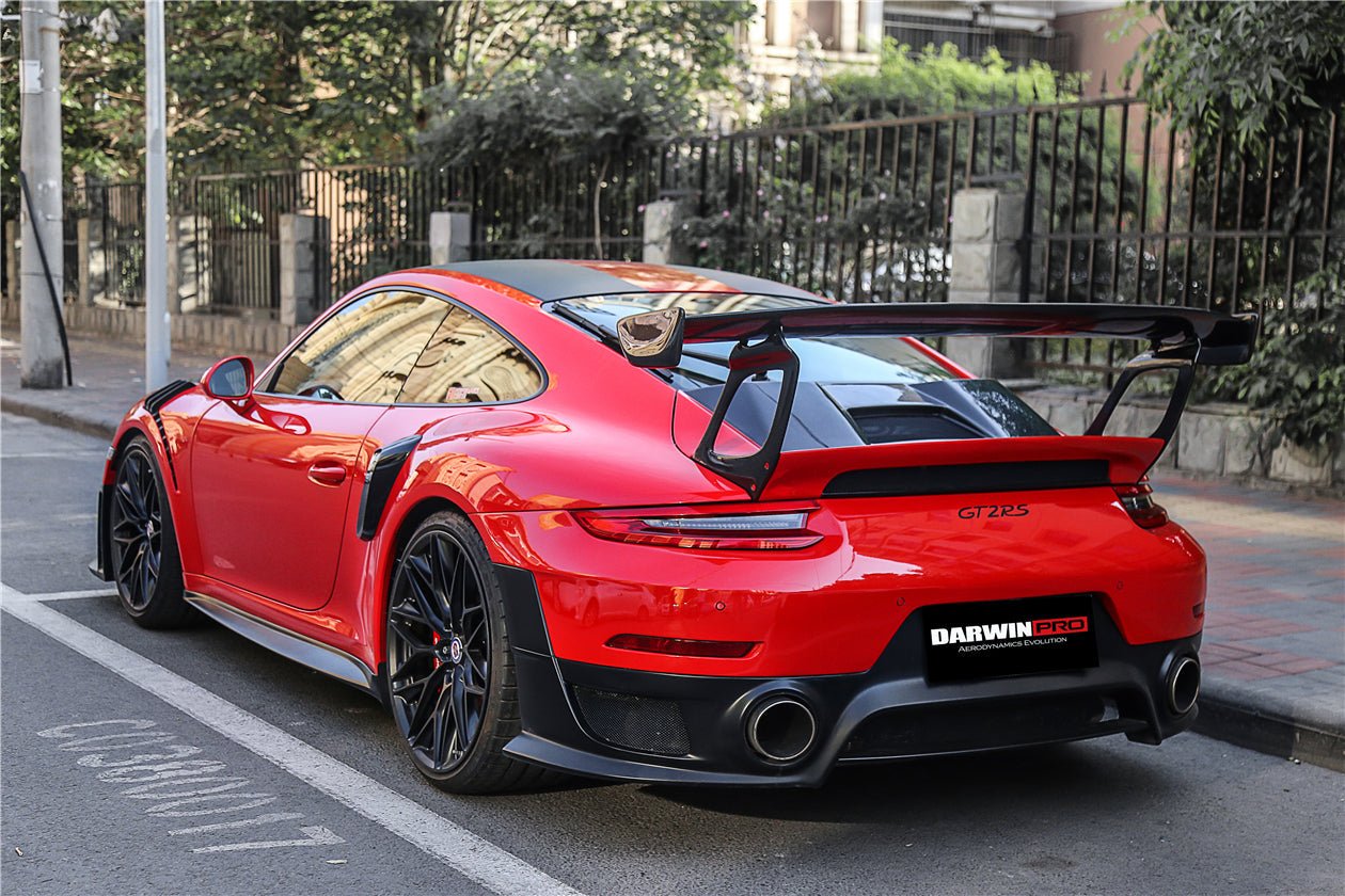 2016 - 2019 Porsche 911 991.2 Carrera & S & 4S GT2RS Style Carbon Fiber Trunk Spoiler Wing